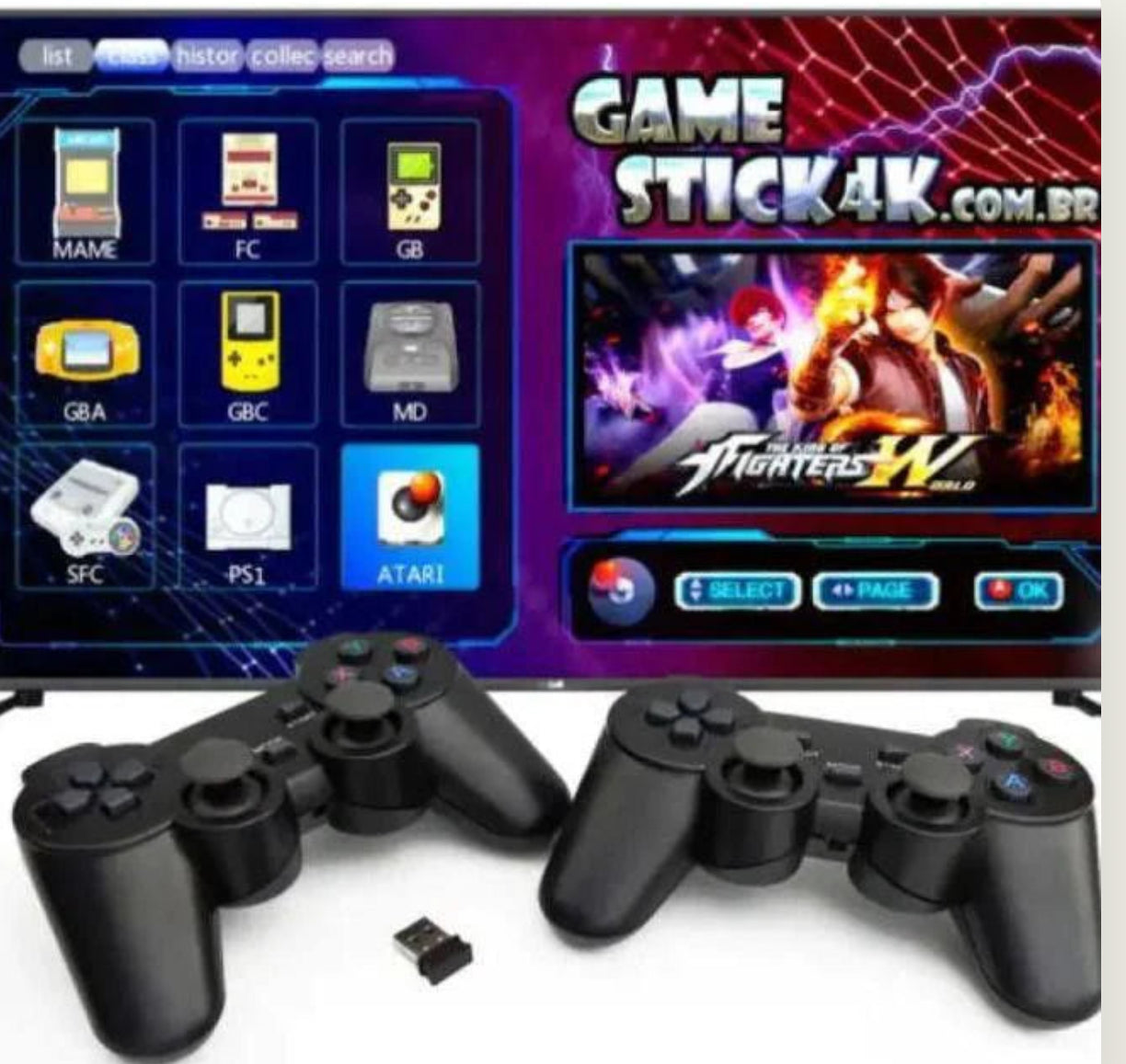 Console de jeux professionnel sans fil